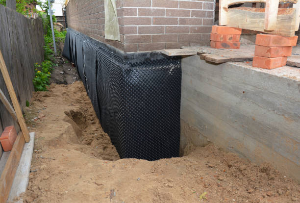 Crawl space vapor barrier installation in Conesville, OH